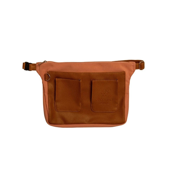 Torba Bag Canvas Kentucky Grooming Deluxe - brąz/pudrowy róż