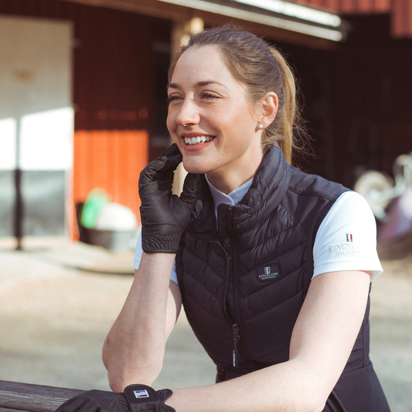 Kamizelka damska Kingsland Classic Hybrid Body Warmer - granatowa