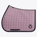 Czaprak Circle Quilted Jumping Saddle Pad - różowy
