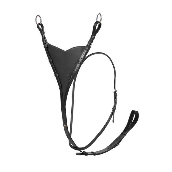 Miękki wytok Soft leather BIB Martingale Dy'on New English - czarny