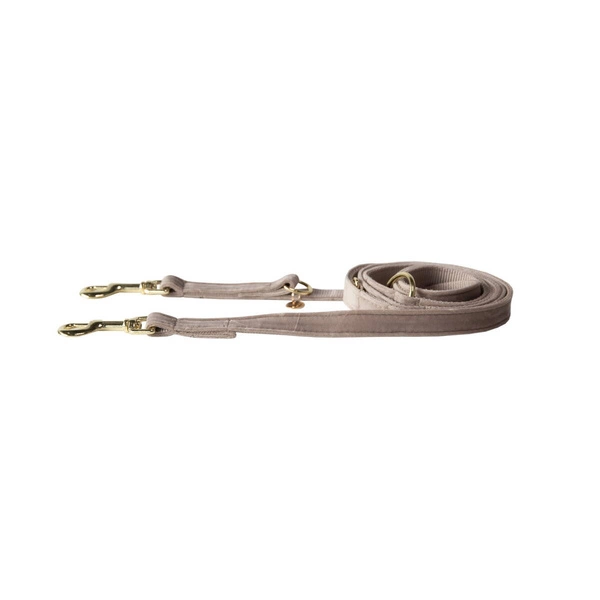 Smycz Kentucky Velvet 2m - beżowa