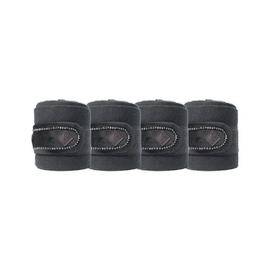 Kentucky bandaże polarowe Velvet Pearls - czarne