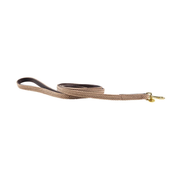 Pleciona smycz Kentucky Nylon 1,2m - beżowa