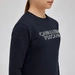 Bluza juniorska Cavalleria Toscana CT Crew Neck - granatowa