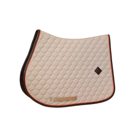 Kentucky czaprak Onion Quilt Neon Leather - beżowy