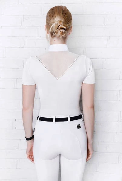 Koszula konkursowa Fleur de Lys Poppy Short - kremowa