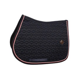 Kentucky czaprak Classic Custom - granatowy z czerwono-białym sznureczkiem