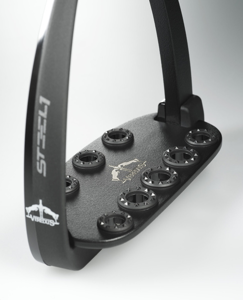 Strzemiona Veredus Vita Stirrup Steel1 Dark - czarne