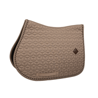 Kentucky czaprak Classic Custom One Cord - beżowy z brązowo-złotym sznureczkiem