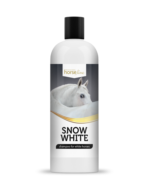HorseLine PRO szampon dla siwych koni - Snow White 500 ml