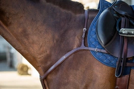 Skórzany napierśnik Dy'on Long Bridge Breastplate New English - czarny