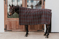 Osuszająca derka Kentucky Heavy Fleece Rug Square Stripes 210x200 cm