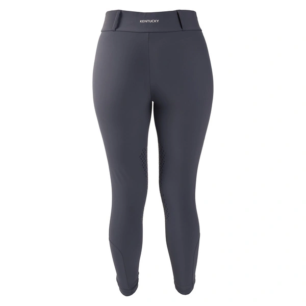Damskie legginsy Kentucky Classic z kolanowym lejem - niebieskie