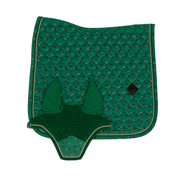 Kentucky czaprak Velvet Horse printing - zielony