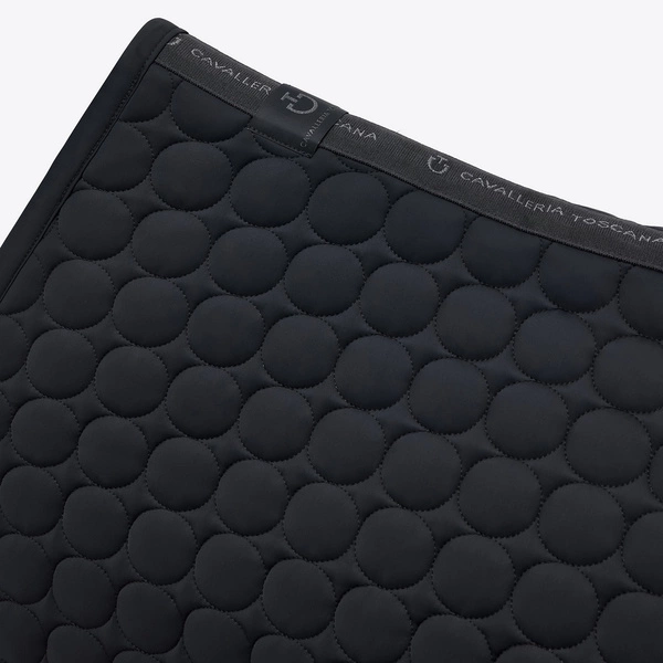 Czaprak Circle Quilted Jumping Saddle Pad - czarny