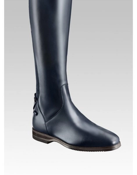 Oficerki LEONARDO Tucci Boots granatowe