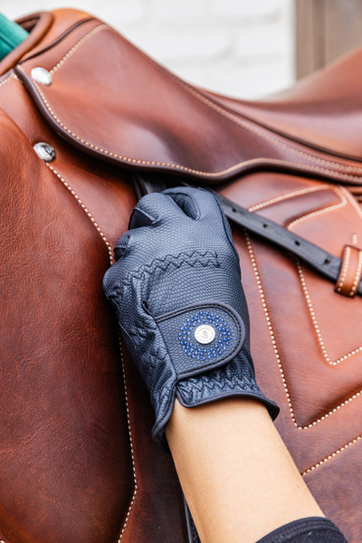 Rękawiczki Kentucky Gloves Grip Glitter - granatowe