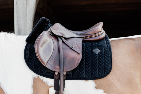 Kentucky czaprak Skin Friendly Velvet - czarny