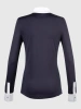 Damska koszula konkursowa z długim rękawem Dreda Eqode by Equiline - granatowa
