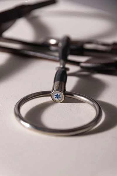 Velari wędzidło Snaffle Loose Ring Single Jointed Sweet Iron 14 mm