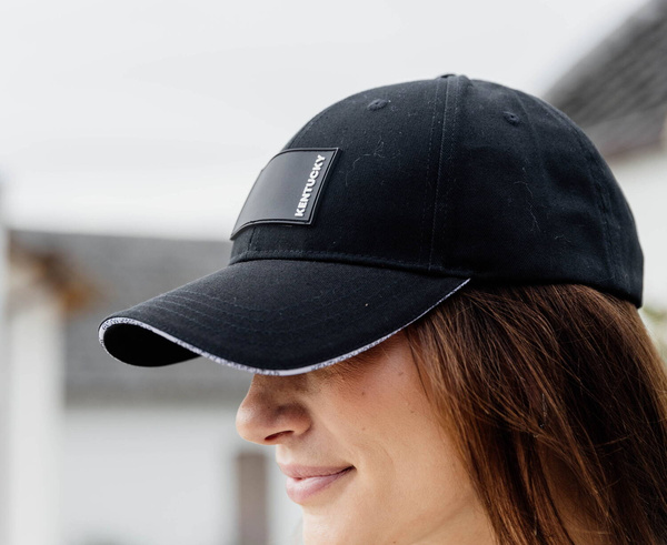 Kentucky czapka Rubber Logo - czarna