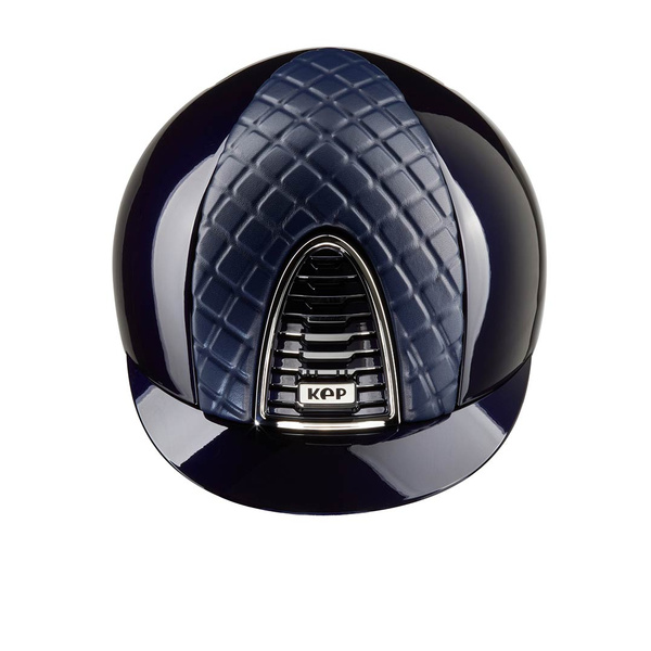 Kask KEP Cromo 2.0 Polish Milano New Leather Collection - granatowy