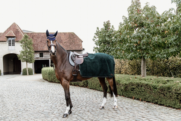 Kentucky półderka do jazdy Quater Rug Heavy Fleece - zielona