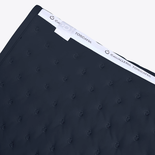 Czaprak Cavalleria Toscana Embrodery Quilted - granatowy