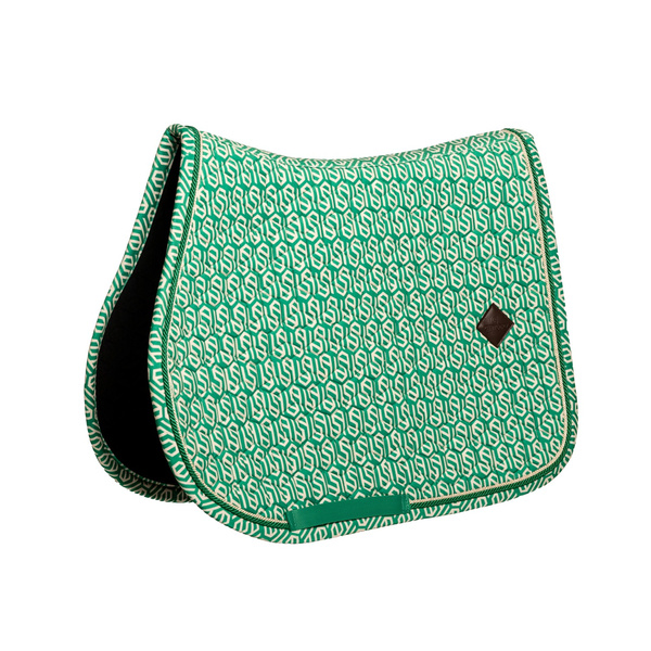 Kentucky czaprak Velvet Printing - zielony/biały
