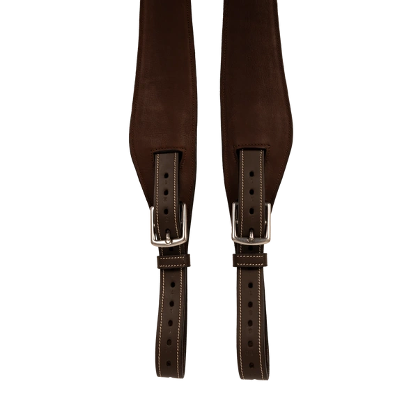 Puśliska Dy'on Leather Stirrup Straps Mono - brąz