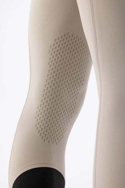 Męskie bryczesy Equiline Willow lej kolanowy X-Grip - beżowe