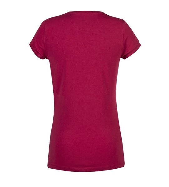 Damski T-shirt Dania Eqode by Equiline - różowy