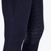 Legginsy Bonded Jersey Mesh Full Grip Cavalleria Toscana - granatowe