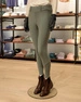 Damskie legginsy Kentucky Classic z kolanowym lejem - khaki