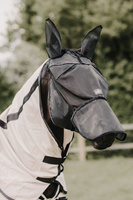 Kentucky maska na owady Classic - z uszami i osłoną na nos - czarna
