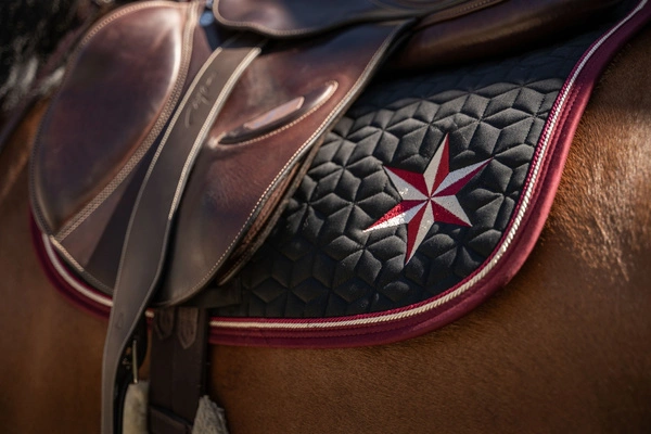 Puśliska Dy'on Leather Stirrup Straps Mono - brąz