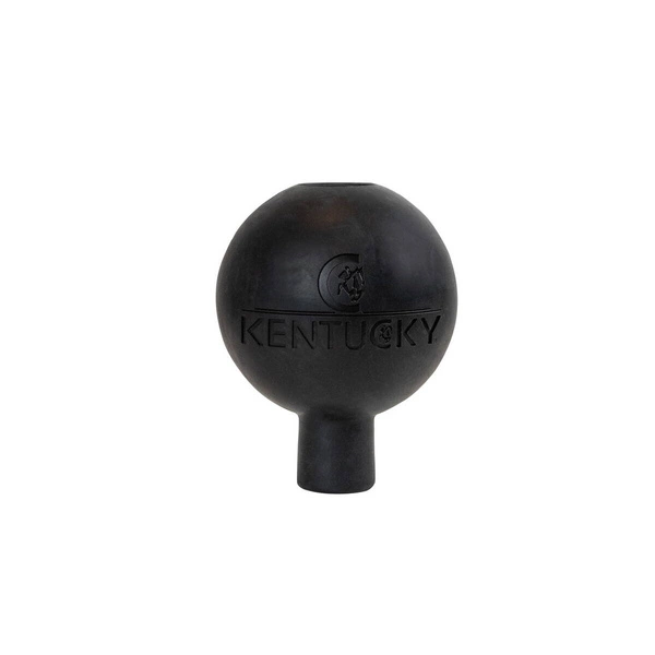Kentucky Rubber Ball Protection - gumowa kula ochronna do uwiązów i ściany - czarna