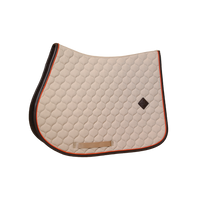 Kentucky czaprak Onion Quilt Neon Leather - beżowy
