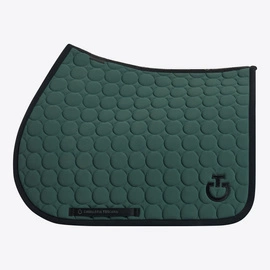 Czaprak Circle Quilted Jumping Saddle Pad - ciemna zieleń