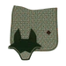 Kentucky czaprak Velvet Pied-de-Poule- ciemny zielony