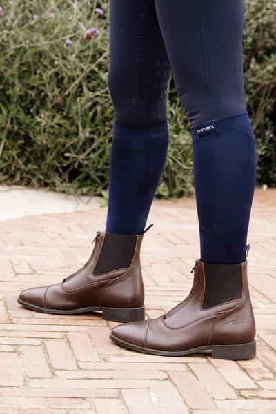 Sztyblety Dy'on Front Zipper - brązowe