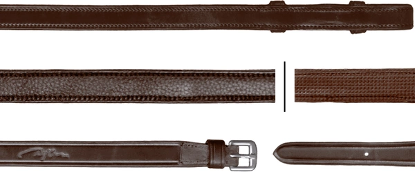 Skórzano-gumowe wodze 5/8" Dy'on Hunter New English