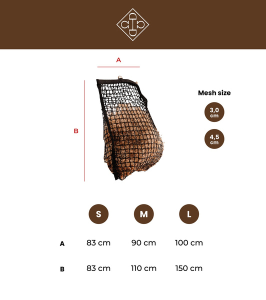 Siatka na siano Kentucky Square Haynet with Easy Fill