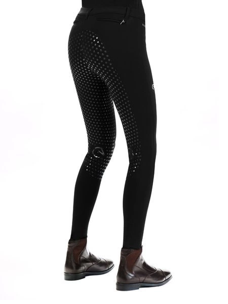 Damskie bryczesy Ego7 FG z pełnym lejem - czarne