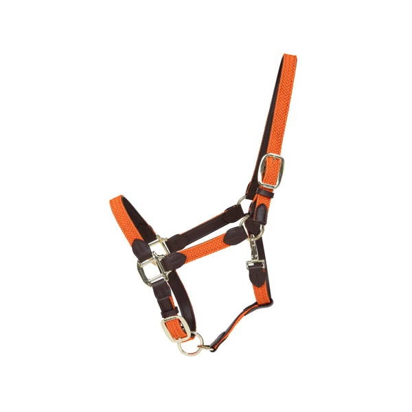 Kentucky kantar pleciony - pomarańczowy