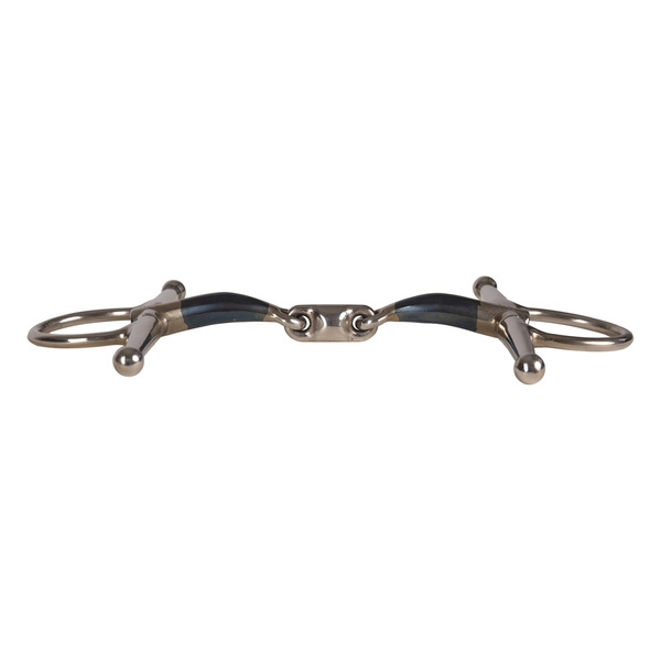 Velari wędzidło Full Cheek Bit Double Jointed Sweet Iron 14 mm