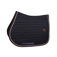 Kentucky czaprak Classic Custom - granatowy z bordowo-białym sznureczkiem