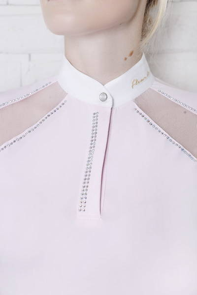 Koszula konkursowa Fleur de Lys Poppy Short - różowa 