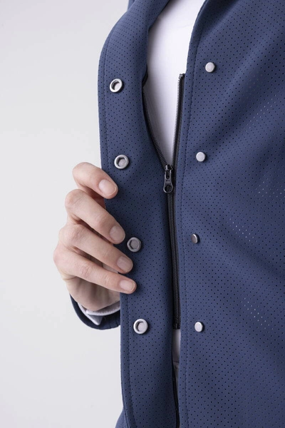 Damski frak Cozyc Equiline - niebieski