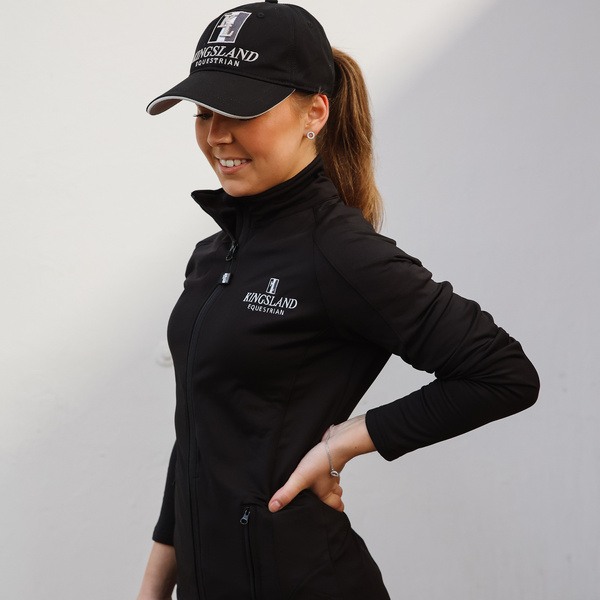Damska bluza Kingsland Classic Women's Technical Fleece Jacket - czarna